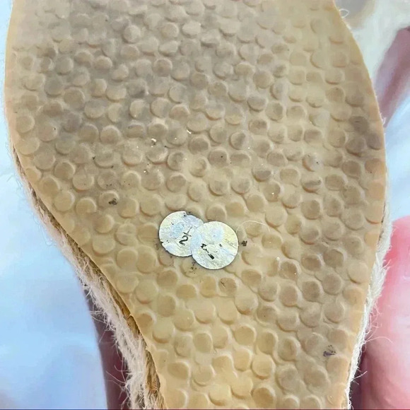 Michael Kors Leather Wedge Sandals Espadrilles - Picture 9 of 9